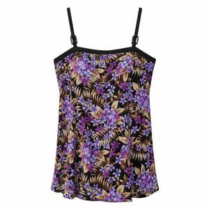 It FIGURES! Slender Thighs Floral Swim Dress 18W